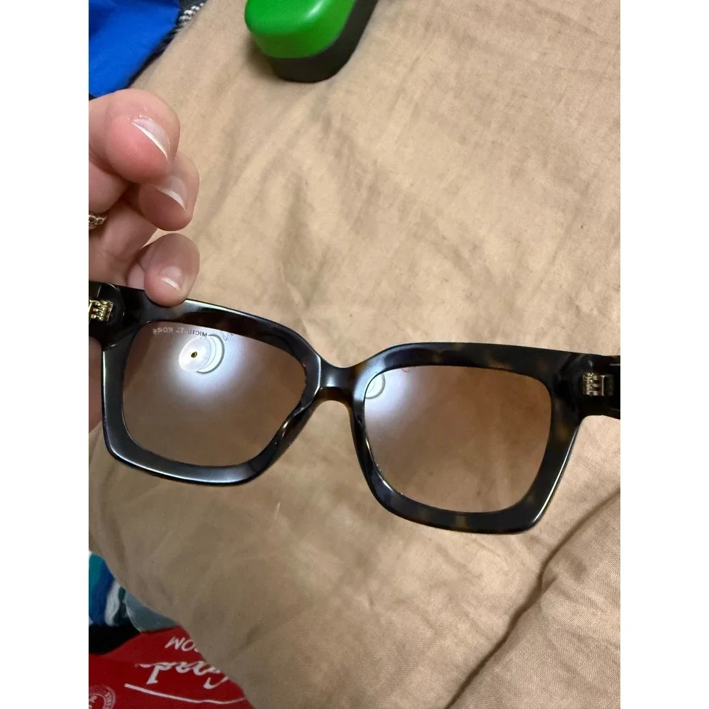 Michael Kors Tortoise Gold Square Sunglasses